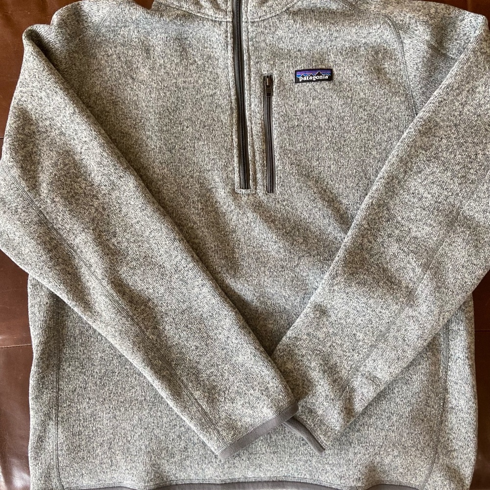 Patagonia Men's Better Sweater 1/4-Zip Fleece Size L/Like New